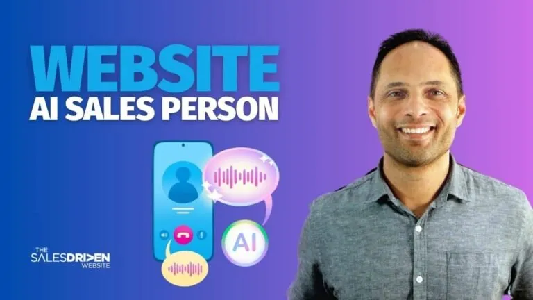 AI website sales person