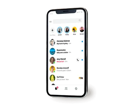 A Facebook Messenger conversation nurturing a prospect