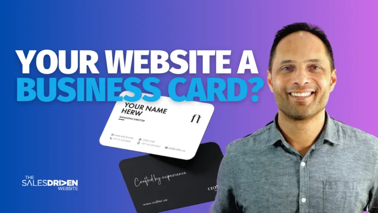Your website is just an expensive business card